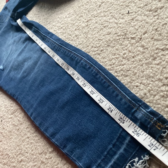 Spanx Distressed Skinny Jeans Size Large - Picture 16 of 17